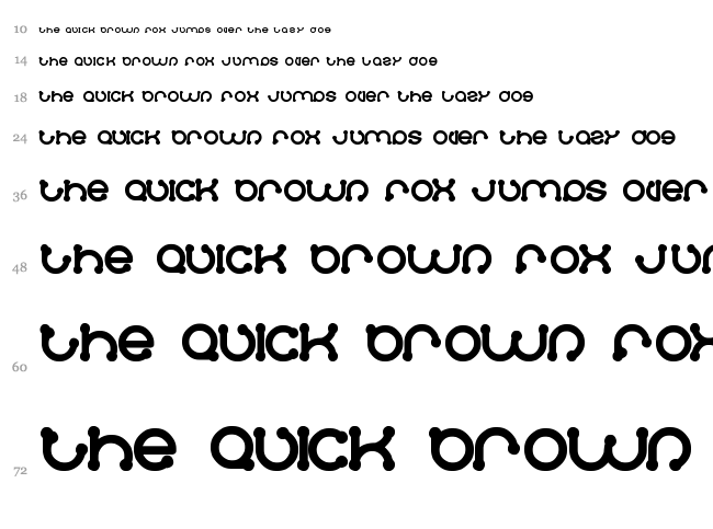 Skateboard font waterfall