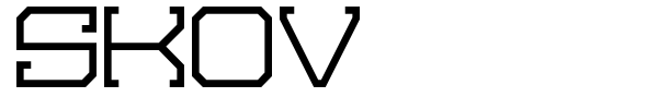 Skov font