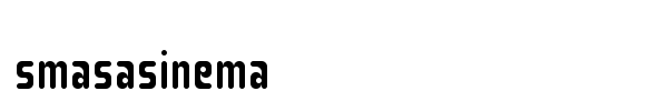 Smasasinema font