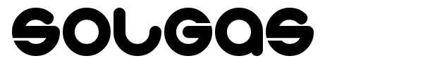 Solgas font