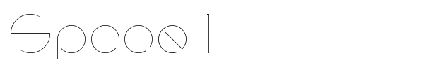 Space 1 font