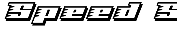 Speed Solid font