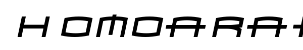 Homoarakhan font