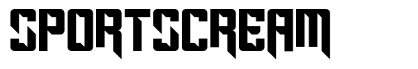 Sportscream font