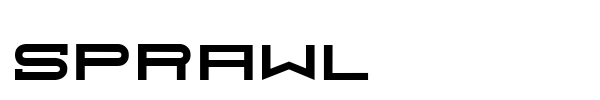 Sprawl font preview
