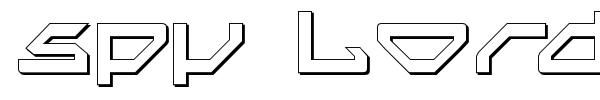 Spy Lord font