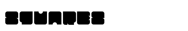 Squares font