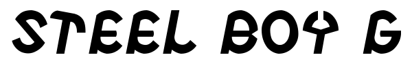 Steel Boy G font