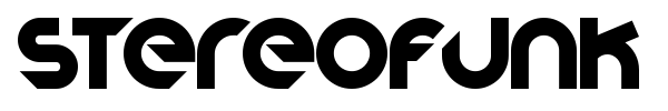 Stereofunk font