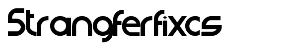 Strangferfixcs font
