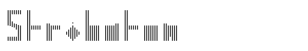 Stribaton font preview