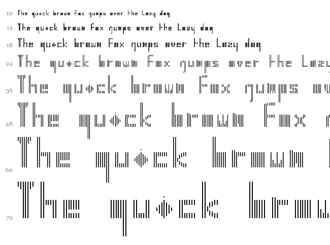 Stribaton font waterfall