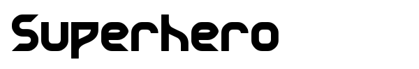 Superhero font