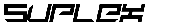 Suplex font