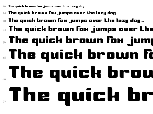 Symbolism font waterfall