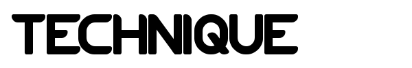 Technique font