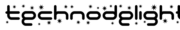 Technodelight font