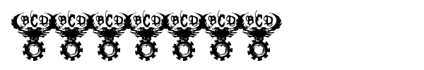 Tek Hed font