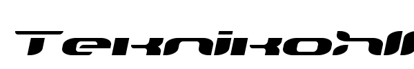 TeknikohlRemix font