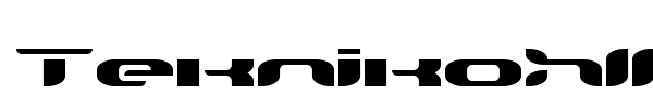 TeknikohlRemix font preview