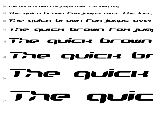 TeknikohlRemix font waterfall