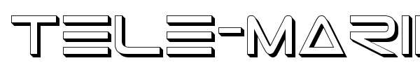 Tele-Marines font