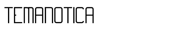 Temanotica font
