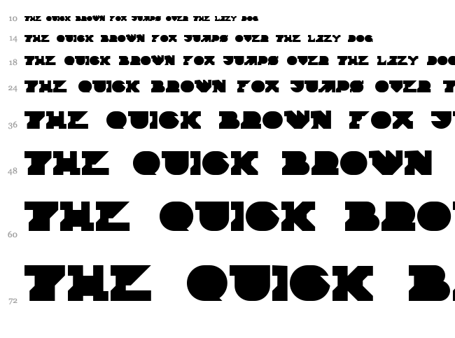 Termina font waterfall