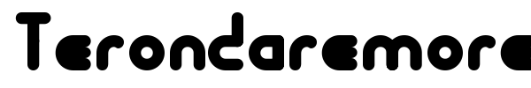 Terondaremorena font