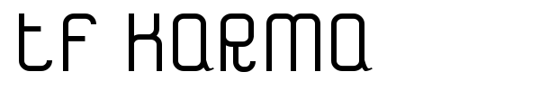 TF Karma font