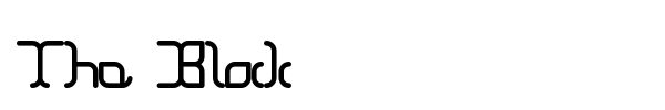 The Block font