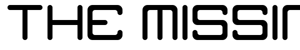 The Missing Link font
