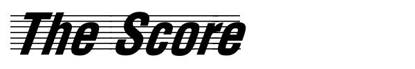 The Score font