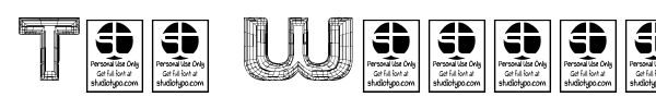The Wireframe font