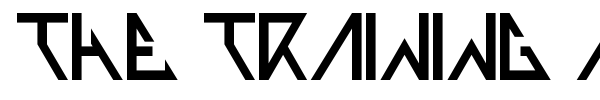 The Training Artist font