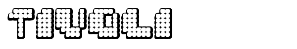 Tivoli font