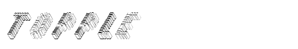 Topple font