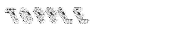 Topple font preview