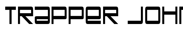 Trapper John font