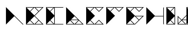 Triangle Futura font preview