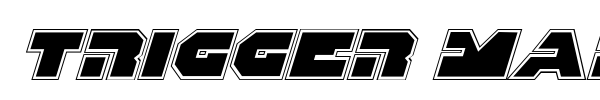 Trigger Man font