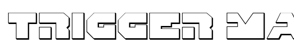 Trigger Man font preview