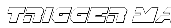 Trigger Man font preview