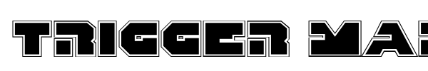 Trigger Man font preview
