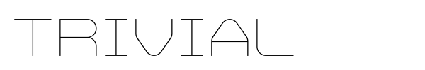 Trivial font