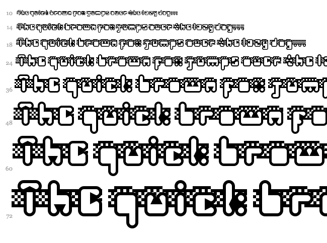 Turbineable font waterfall