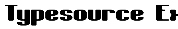 Typesource Extol font