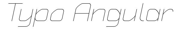 Typo Angular Rounded font