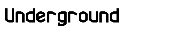 Underground font