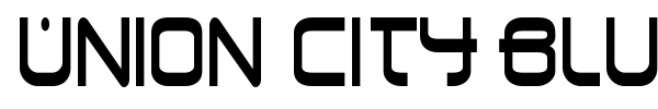 Union City Blue font